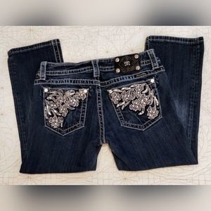 Miss Me cuffed capris size 28